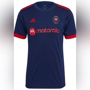 Chicago Fire MLS Home Navy Soccer Jersey